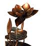 Thumbnail4 of Ashton Begonia Flowers 10 1/4" High Small Table Fountain more views