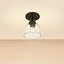 Thumbnail1 of Ashton by Z-Lite Bronze 1 Light Flush Mount
