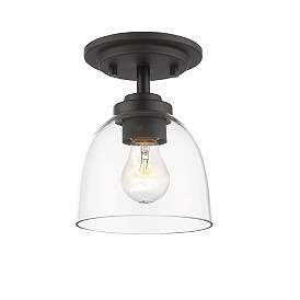 Image5 of Ashton by Z-Lite Bronze 1 Light Flush Mount more views