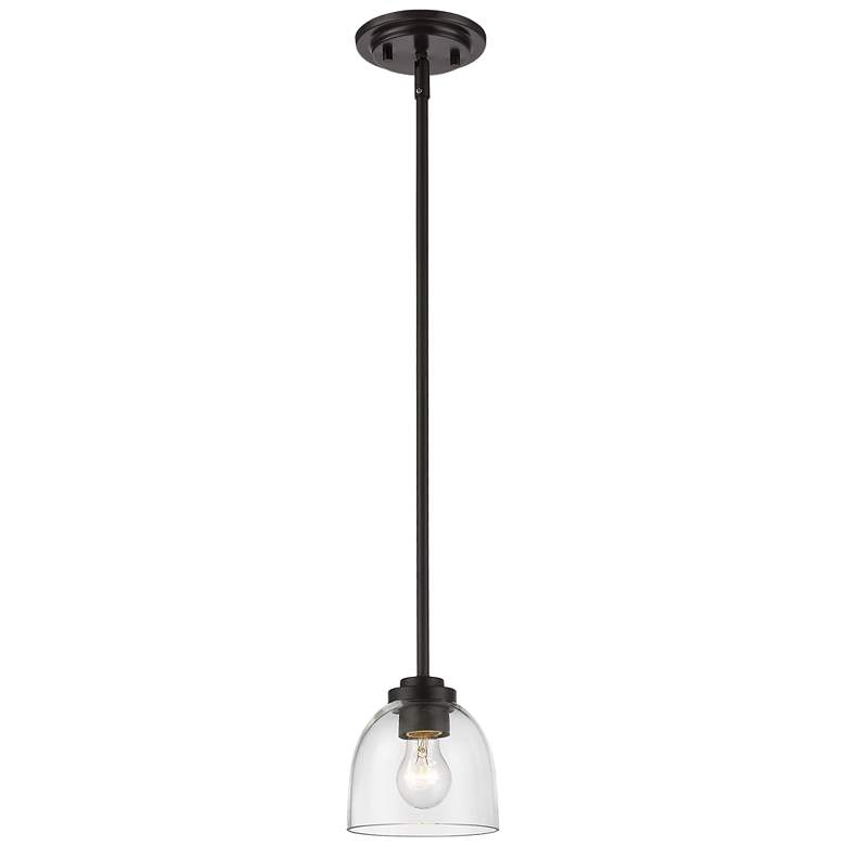 Image 1 Ashton by Z-Lite Bronze 1 Light Mini Pendant