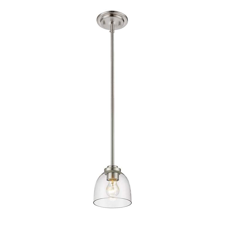 Image 4 Ashton by Z-Lite Brushed Nickel 1 Light Mini Pendant more views