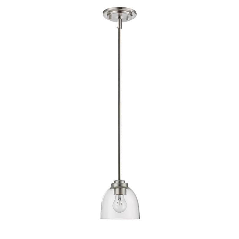Image 6 Ashton by Z-Lite Brushed Nickel 1 Light Mini Pendant more views