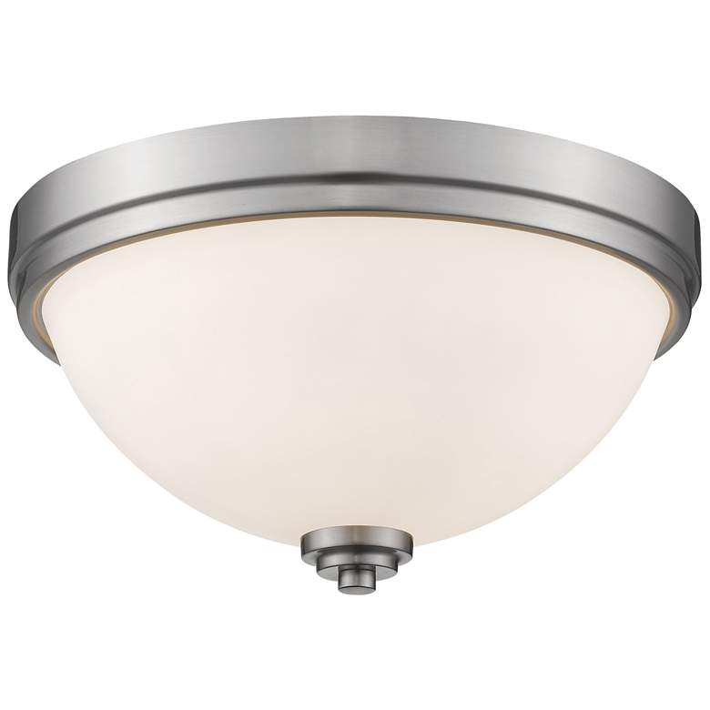 Image 1 Ashton by Z-Lite Brushed Nickel 2 Light Flush Mount