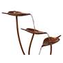 Thumbnail3 of Ashton Curved Leaves 41" High Copper Finish Floor Fountain more views