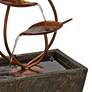 Thumbnail4 of Ashton Curved Leaves 41" High Copper Finish Floor Fountain more views
