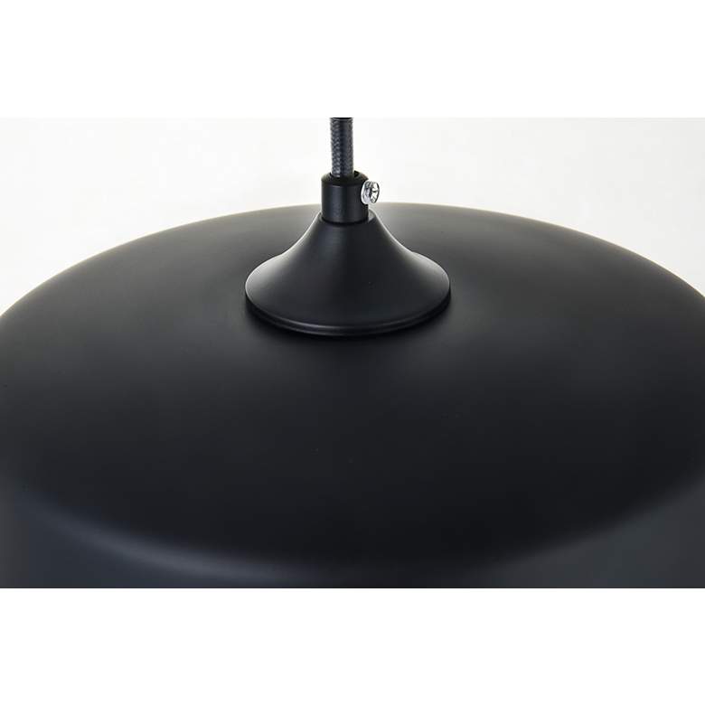 Image 7 Ashwell 1 Lt Black Pendant With Clear Glass more views