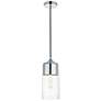 Ashwell 1 Lt Chrome Pendant With Clear Glass