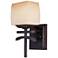 Asiana Deep Walnut Wall Sconce