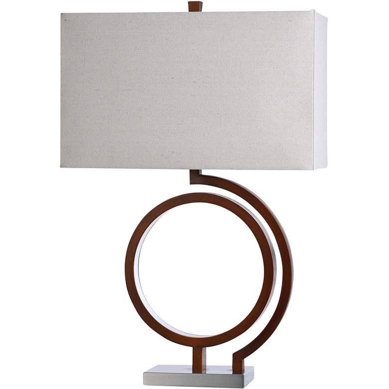 Image 1 Askel - LED Table Lamp - Brown/Silver