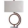 Askel - LED Table Lamp - Brown/Silver