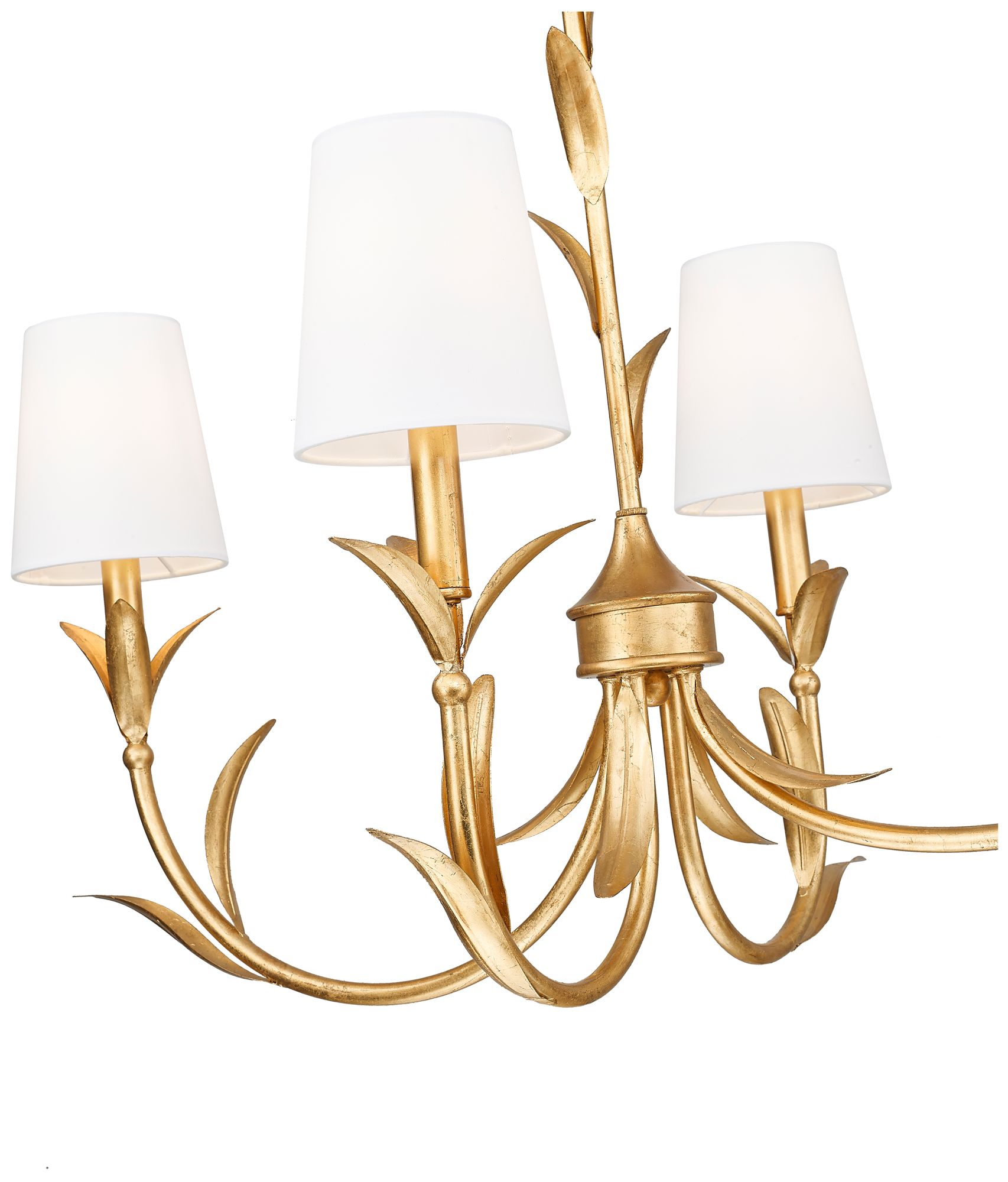 Image 6 Aslin by Z-Lite 44 inch Gold Leaf 6 Light Linear Chandelier more views