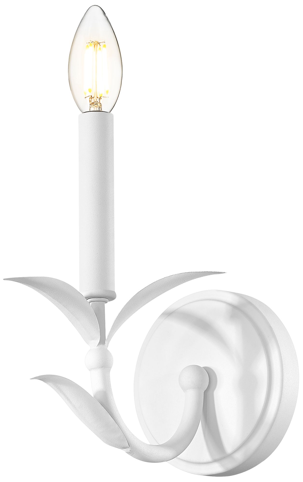 Image 4 Aslin by Z-Lite Textured White 1 Light Wall Sconce more views