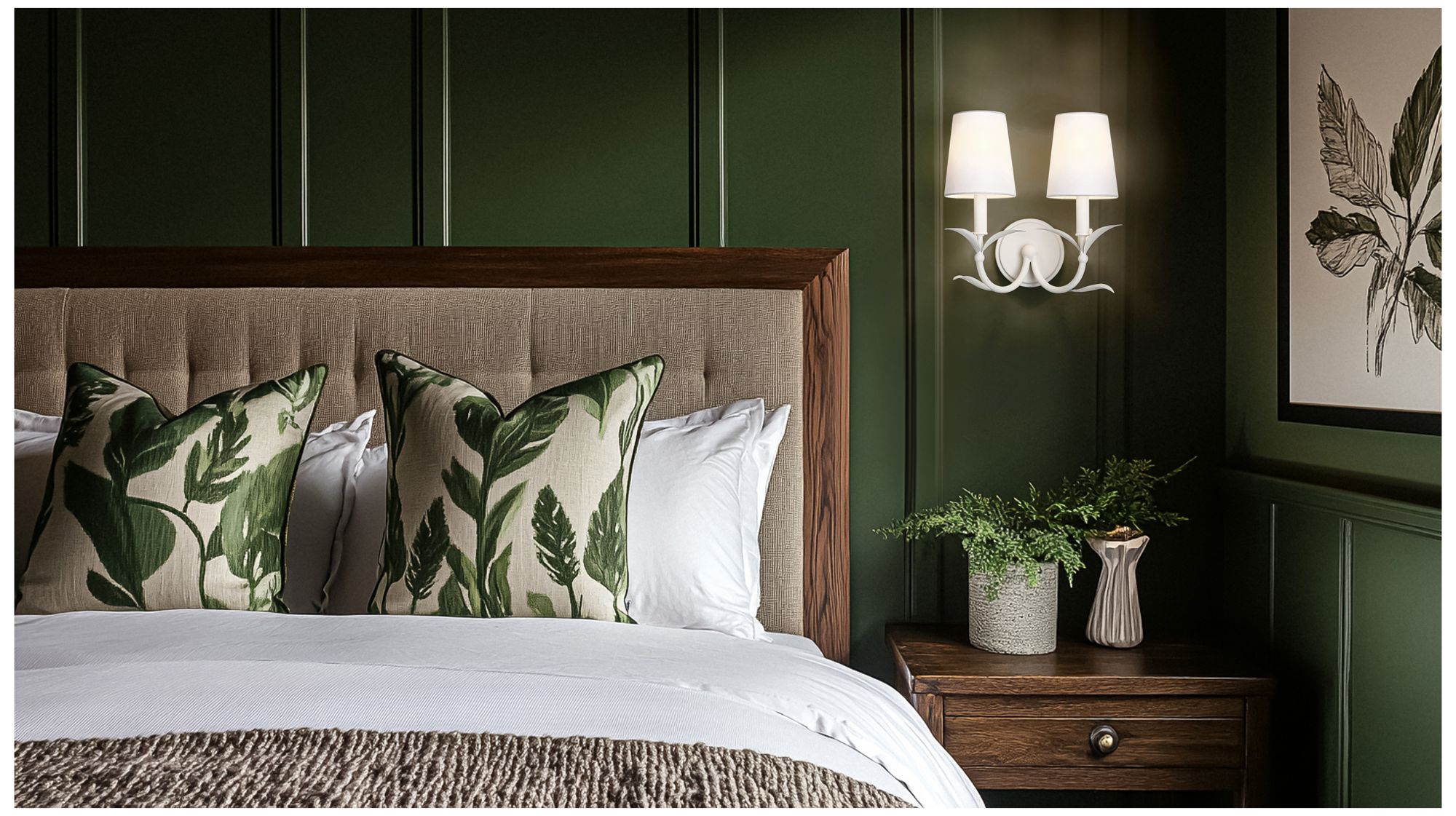 Image 3 Aslin by Z-Lite Textured White 2 Light Wall Sconce more views