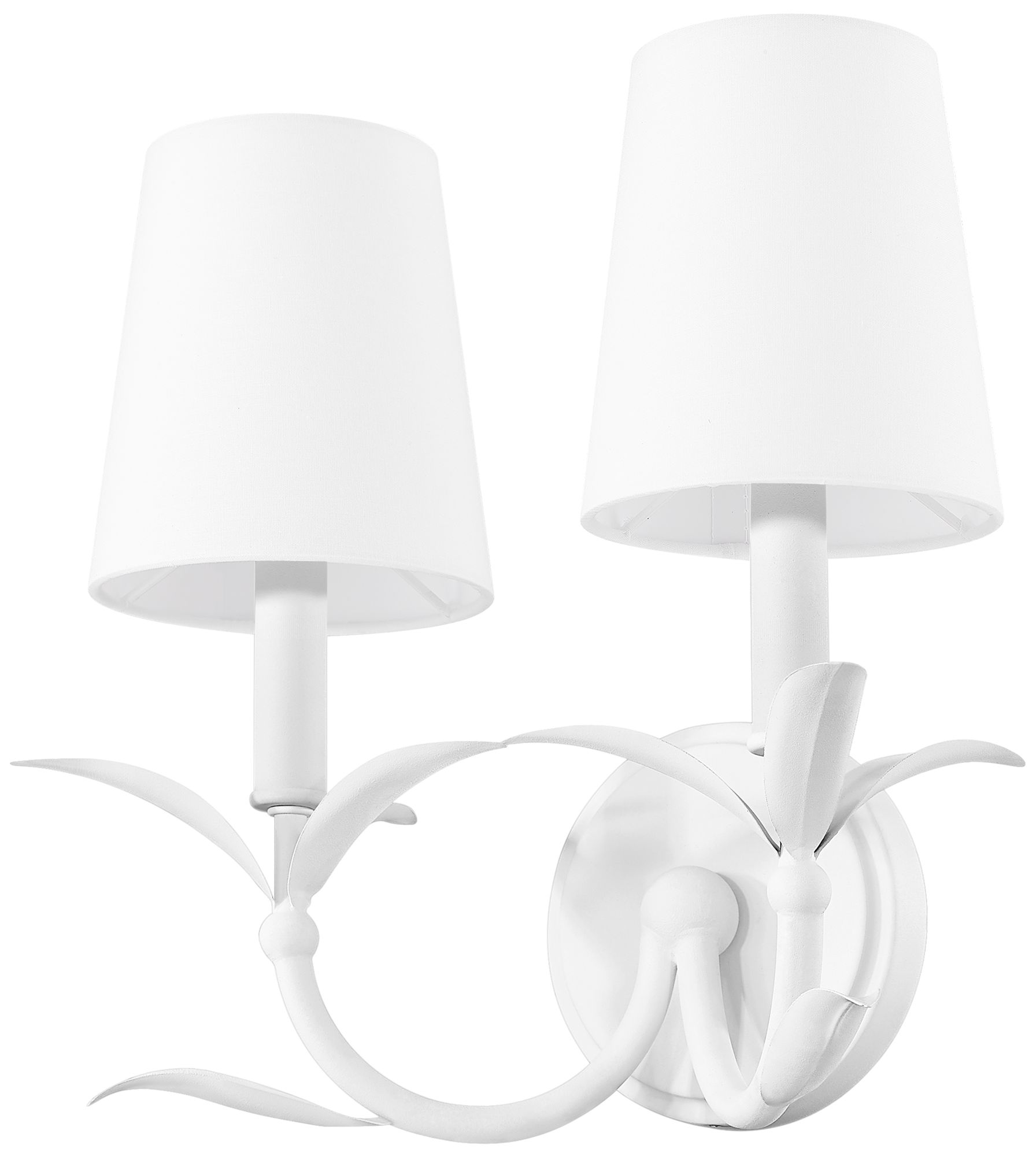 Image 7 Aslin by Z-Lite Textured White 2 Light Wall Sconce more views