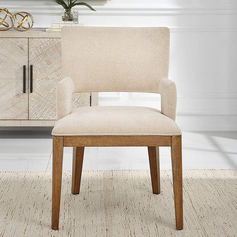 Image 3 Aspect Sand Fabric Dining Chair more views