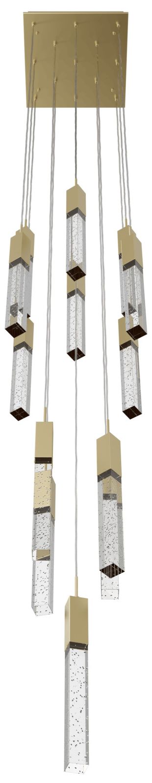 Image 2 Aspen 13-Light 20"W Chandelier in Polished Chrome/Clear Crystals more views