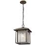 2_Aspen 14 1/4" High Oil-Rubbed Bronze Outdoor Hanging Light