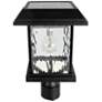 Watch A Video About the Aspen Black Solar LED Outdoor Post Light
