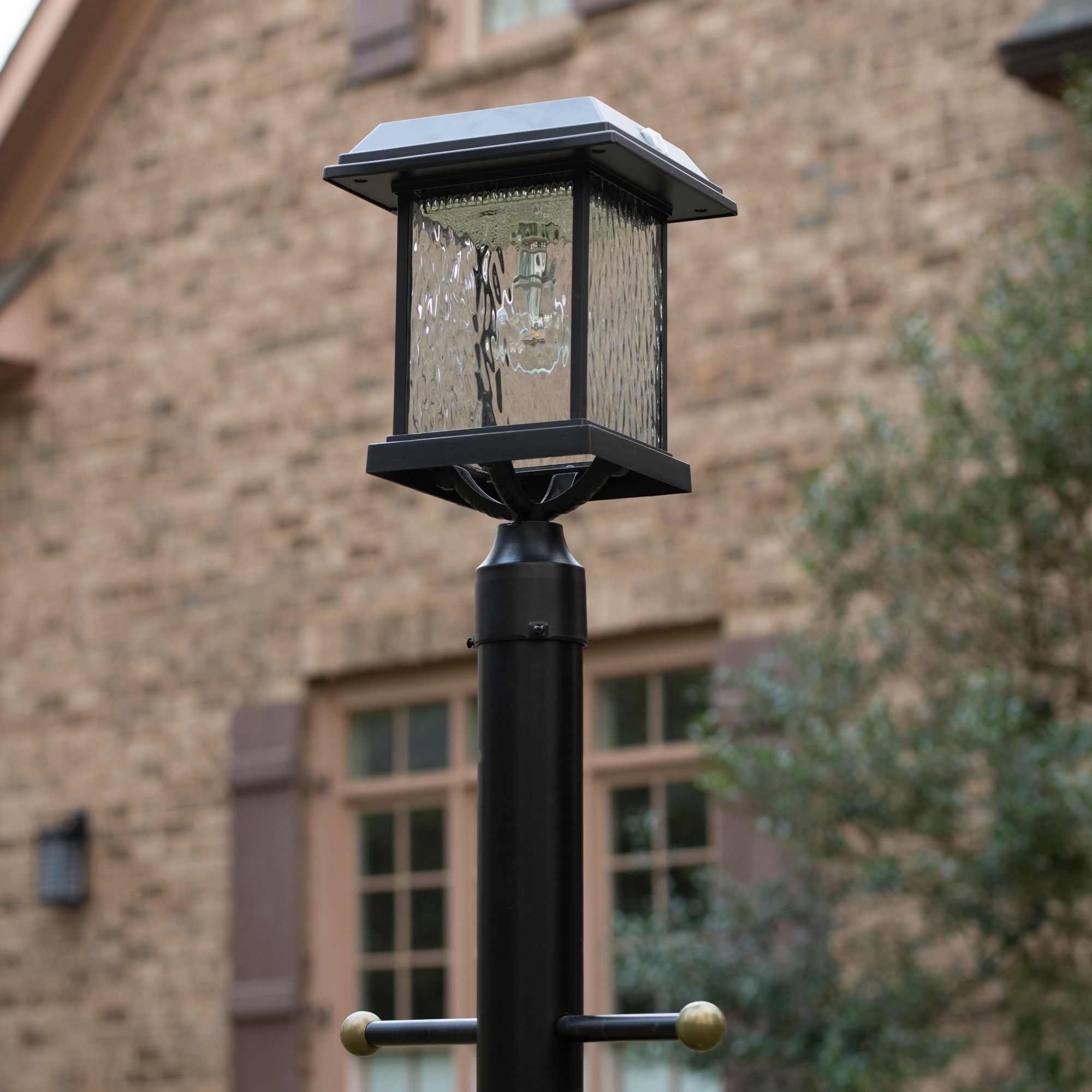 Watch A Video About the Aspen Black Solar LED Outdoor Post Light