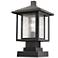 Aspen 16" High Oil-Rubbed Bronze Outdoor Pier Mount Light