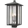 Aspen 20 3/4"H Oil-Rubbed Bronze 3-Light Outdoor Post Light