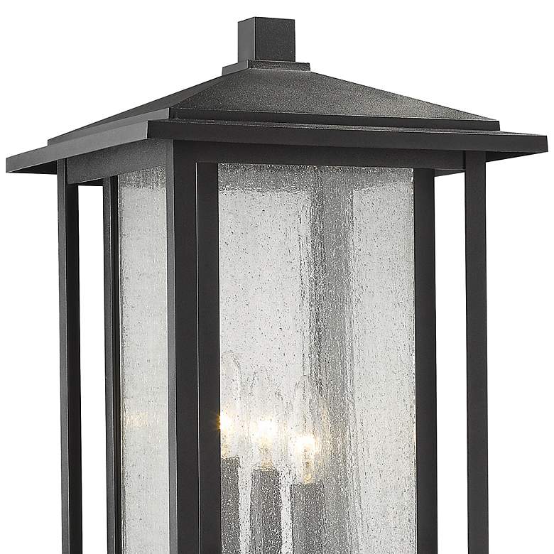 Image 2 Aspen 23 1/2" High Black Outdoor Pier Mount Light more views