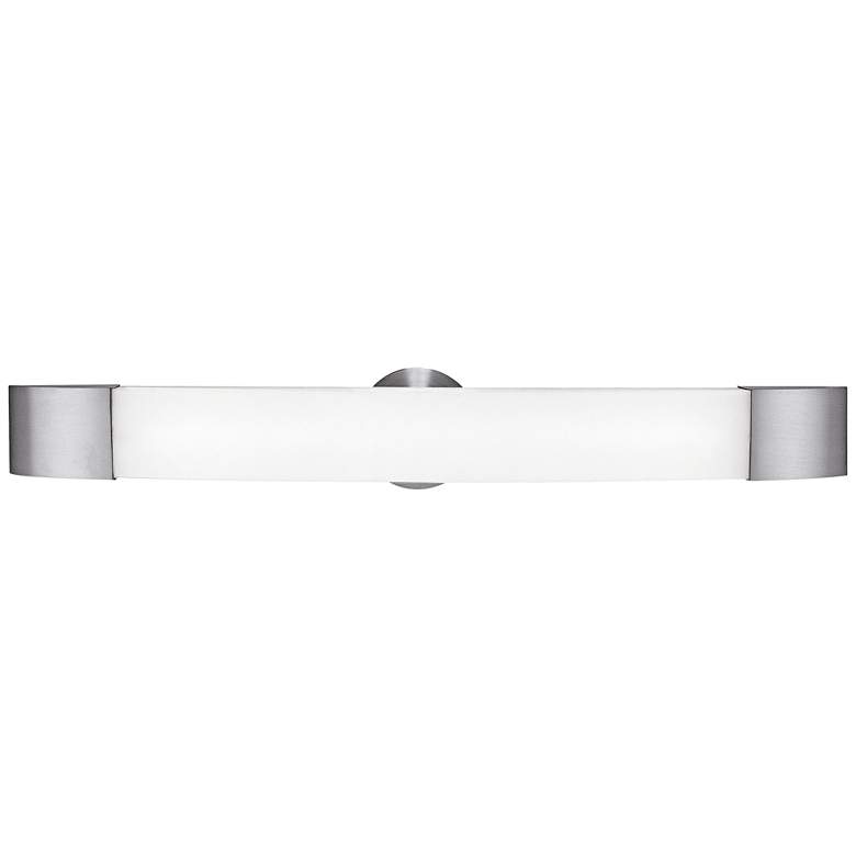 Image 1 Aspen 29 1/2" Wide Brushed Steel LED Bath Light