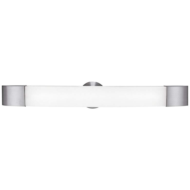 Image 1 Aspen 29 1/2 inch Wide Brushed Steel LED Bath Light