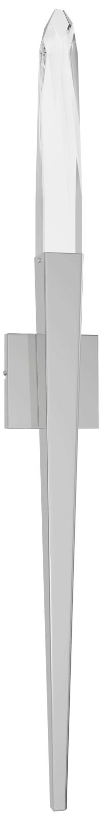 Aspen 32"H LED Wall Sconce in Polished Chrome/Clear Crystal