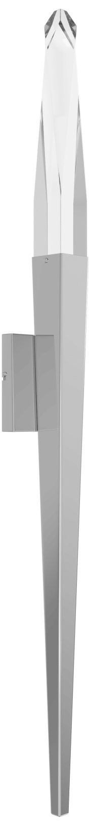 Image 2 Aspen 32"H LED Wall Sconce in Polished Chrome/Clear Crystal more views