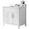 Aspen 36" Wide White 2-Door Single Sink Vanity