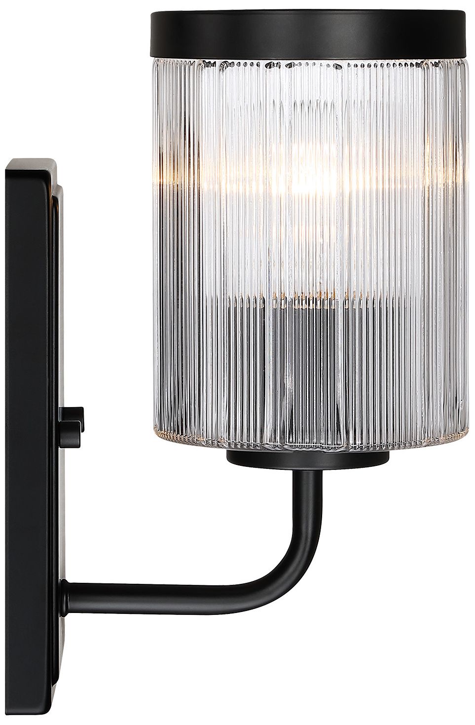 Image 7 Aspen 4.75 in. 1-Light Matte Black Indoor Wall Sconce Light for Bathrooms more views