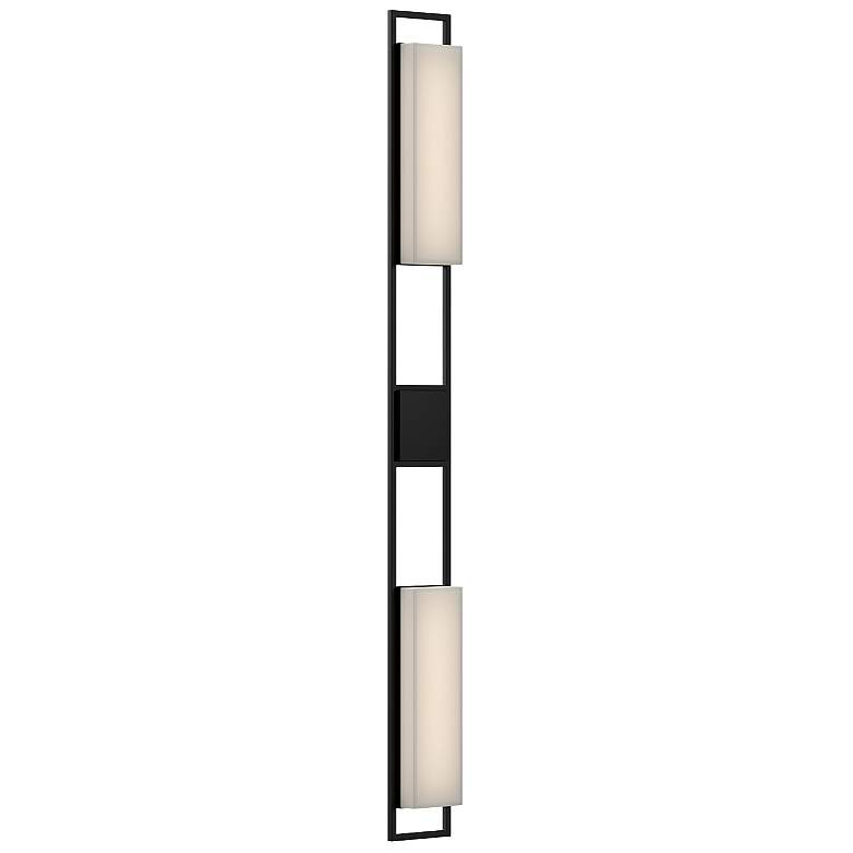 Image 1 Aspen 60-in 1 Light Black Integrated LED Outdoor Wall 43W Kuzco