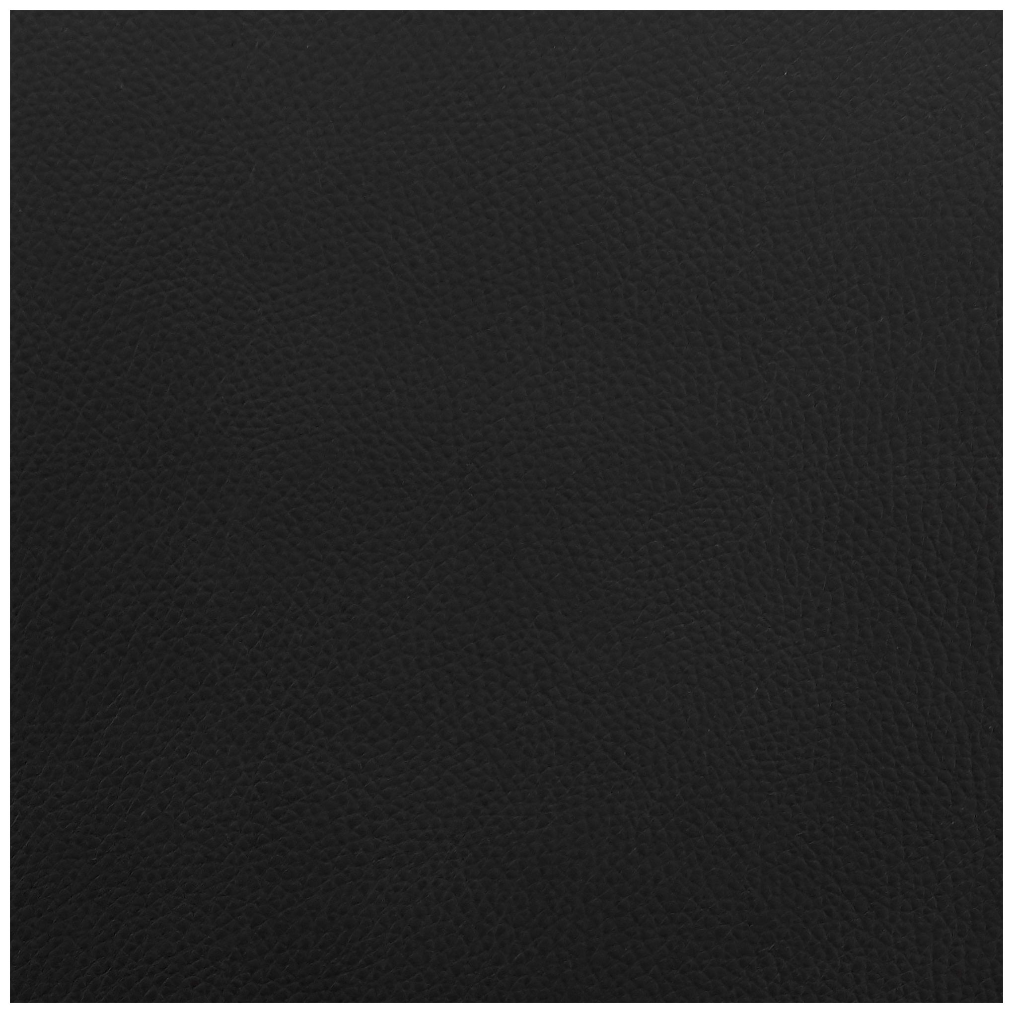 Aspen Adjustable Swivel Barstool in Black Powder Coated, Black Faux Leather