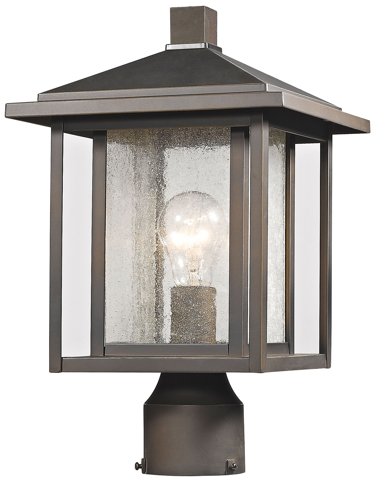 Aspen by Z-Lite Oil Rubbed Bronze 14.75 inch 1 Light Outdoor
