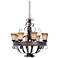 Aspen Collection 35" Wide Eight Light Traditional Chandelier