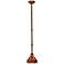 Aspen Collection 9 1/4" Wide Natural Iron Mini Pendant