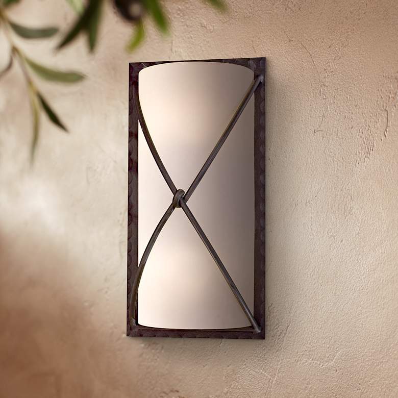 Image 1 Aspen II 18 1/2 inch High Outdoor Wall Light