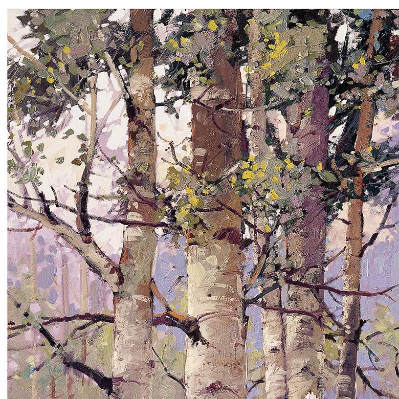 Image 2 Aspen Spring 40" High All-Weather Outdoor Canvas Wall Art more views