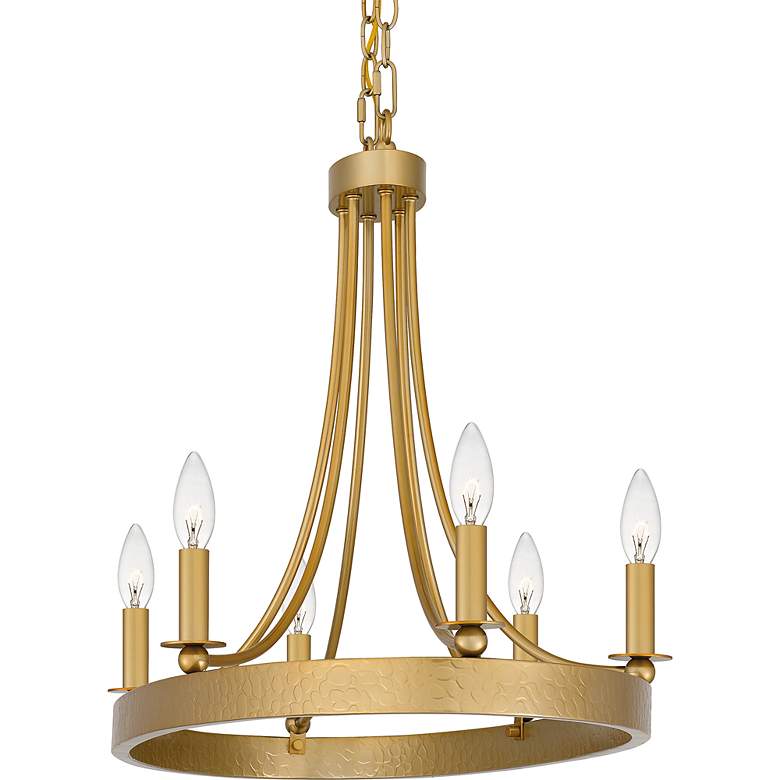 Image 6 Aspyn 42" Wide Light Gold 6-Light Island Chandelier more views