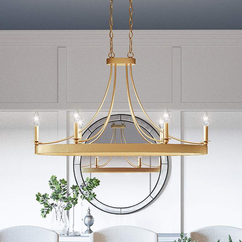 Image 1 Aspyn 6-Light Light Gold Island Light