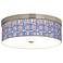 Asscher Tiffany-Style Giclee Energy Efficient Ceiling Light