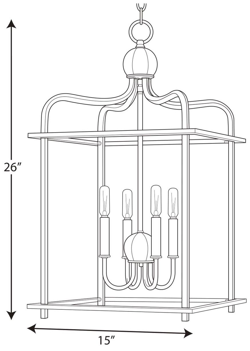 Image 5 Assembly Hall Collection Four-Light Pendant Light more views