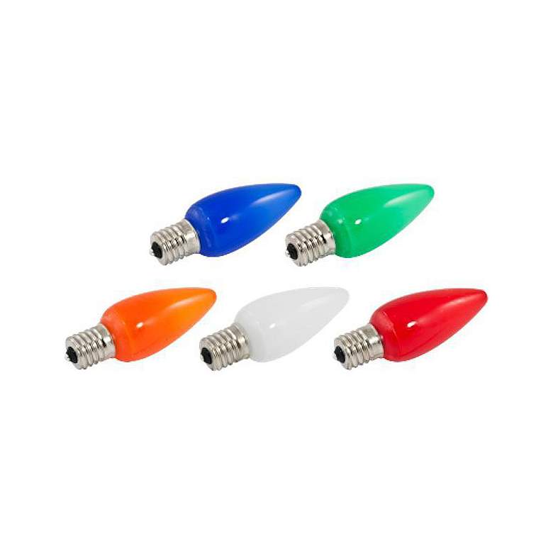 Image 1 Assorted Colors 0.35W LED Bulbs Set of 25