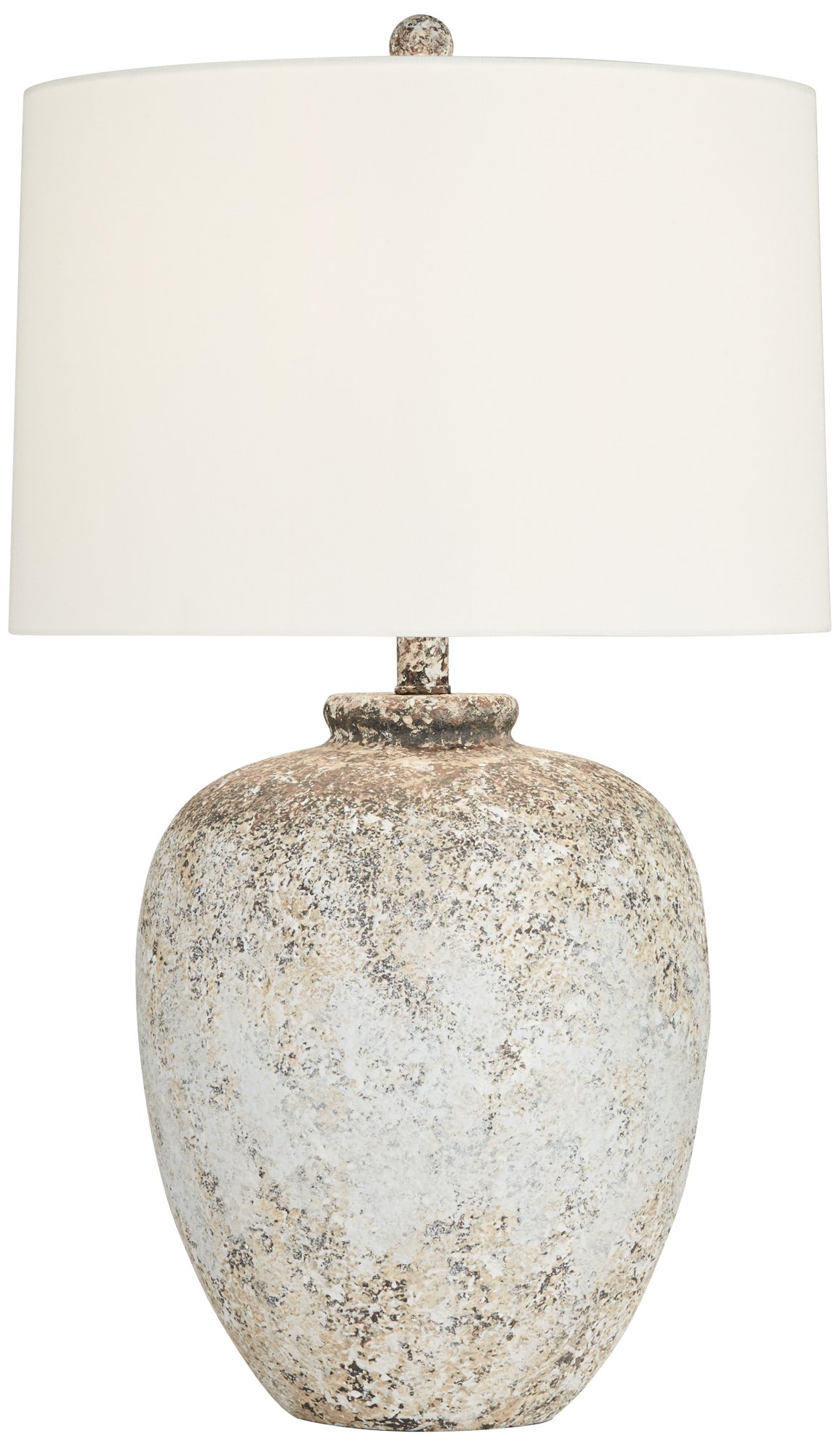Image 2 Astaire 27" Weathered Rustic Urn Jar Table Lamp