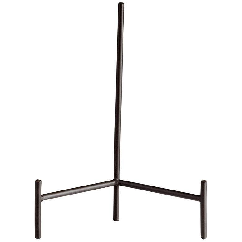Image 1 Aster 14 1/4" High Iron Plate Rack Stand