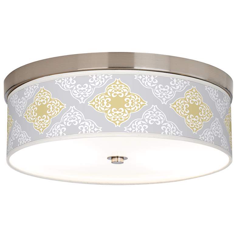 Image 1 Aster Grey Giclee Energy Efficient Ceiling Light