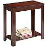 Astet 24" Wide Dark Cherry Traditional Side Table