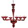 Asti Collection Red Glass 31 3/4" Wide Chandelier