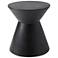 Astley 17 3/4" Wide Black Concrete Outdoor End Table